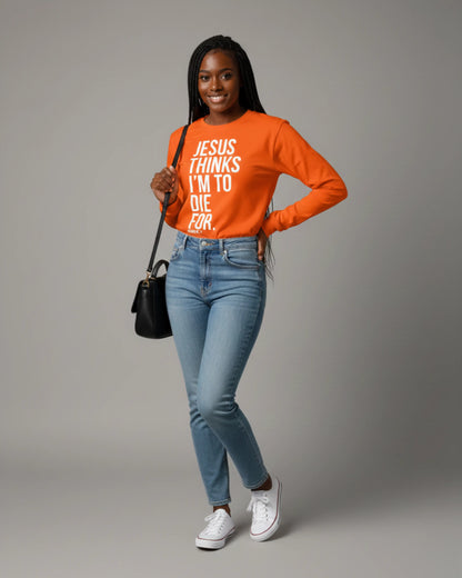 JESUS THINKS Long Sleeve Tee